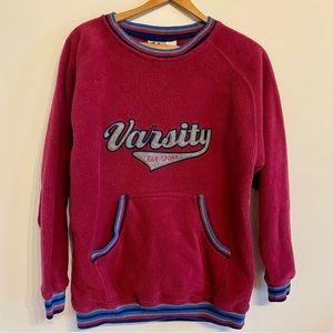 VINTAGE FLEECE VARSITY CREWNECK SWEATER